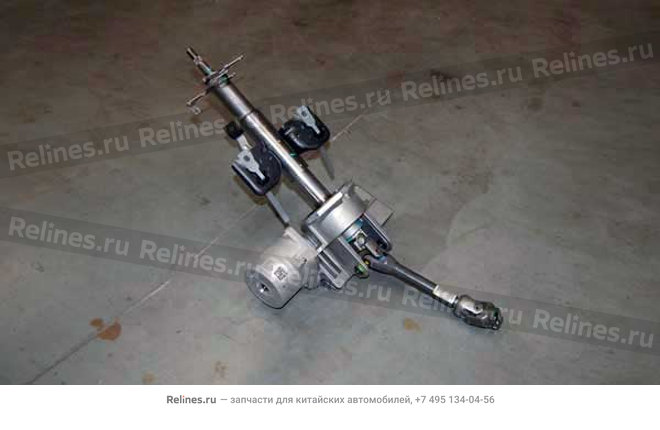 Steering column with md shaft