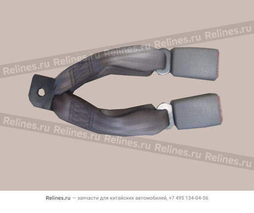 Buckle assembly,rear seat belt - 5812***P00