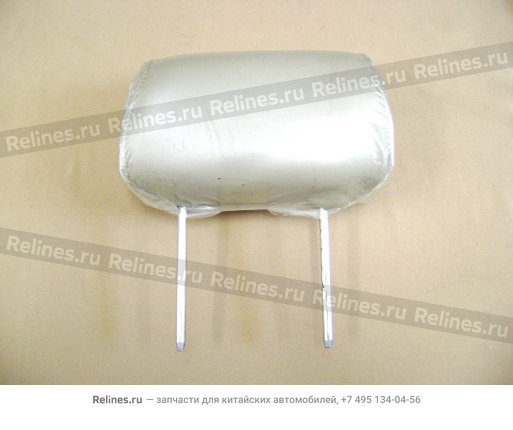 FR headrest assy(leather flat roof xinch
