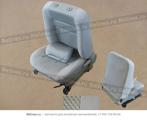 FR seat assy LH(cloth dark gray)