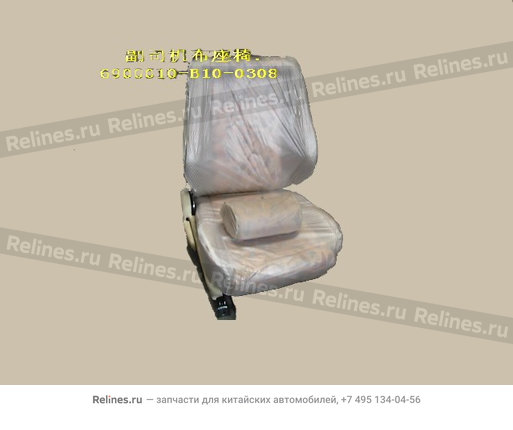 FR seat assy RH(cloth) - 690001***0-0308