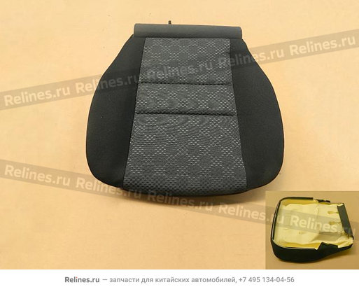 Blue black fabric cushion assy driver - 680310***0XA89