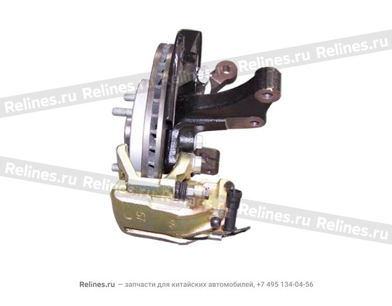 FR steering joint RH assy&disc brake assy