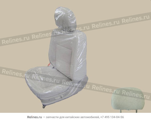 FR seat assy LH(elec fabric grayish) - 6800100-***-D1-1213