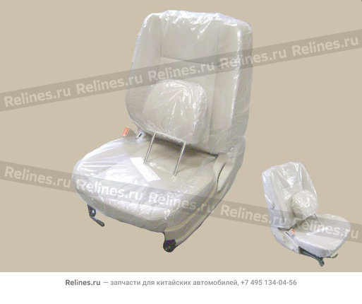 FR seat assy LH(manual leather grayish)