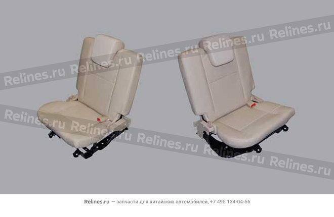 Seat assy-rr row RH