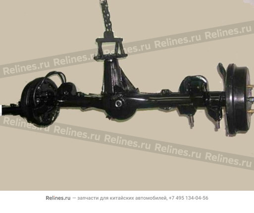 RR axle assy(04 cable in mid) - 24000***00-B1