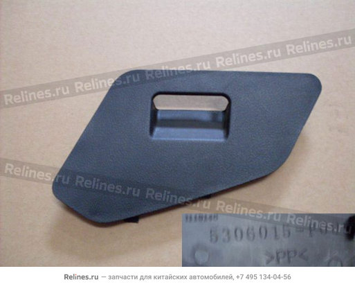 Fuse block cover plate-instrument panel