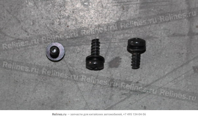 Cross slotted head screw & plain washer assy. - Q220***AF31