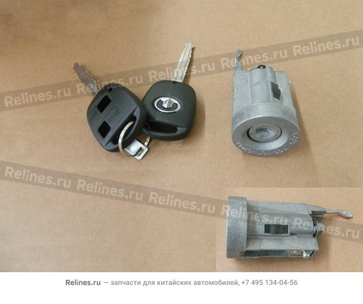 Lock cylinder assembly,ignition switch