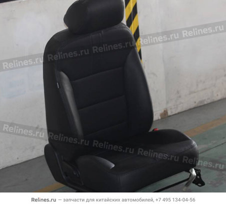 Сиденье переднее правое (кожа, черный, подушка безопасности) - 106800***00669