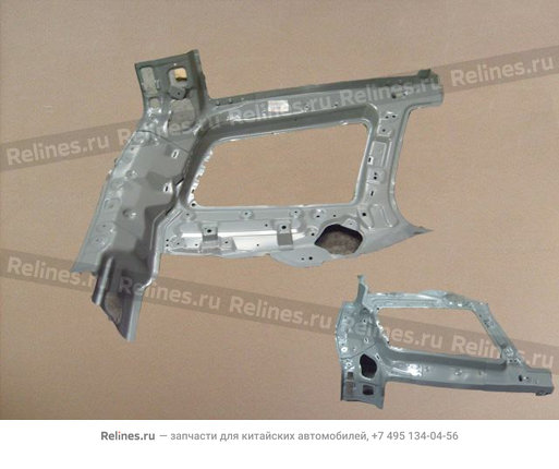 INR RR panel assy 10-SIDE Wall LH