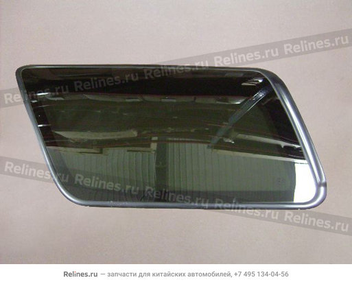 Glass-rr side Wall LH(gray)