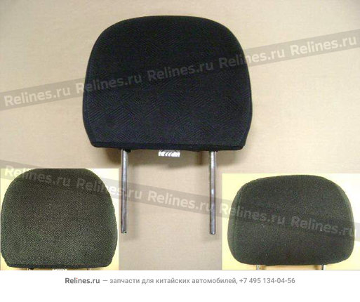 Headrest-fr seat(fabric black) - 6808010***B-0804