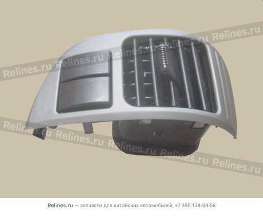 UPR air vent-instrument panel LH(ti-slvr