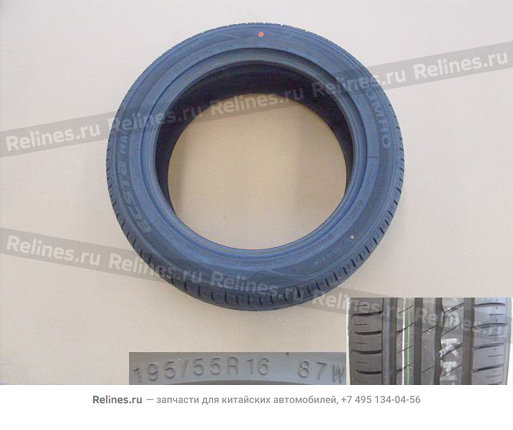 Tyre assy(kumhoo 195/55 R16)