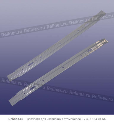 RR reinforcement beam-roof
