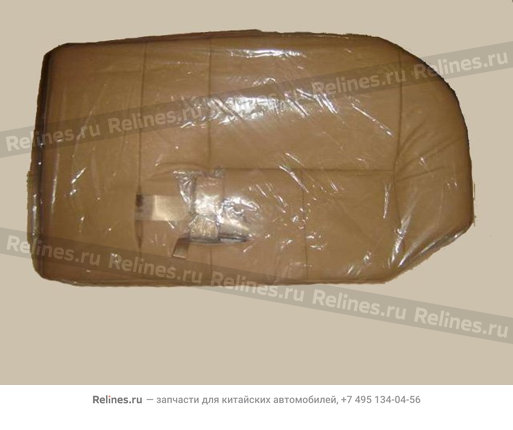 Cushion assy-rr seat RH(leather)