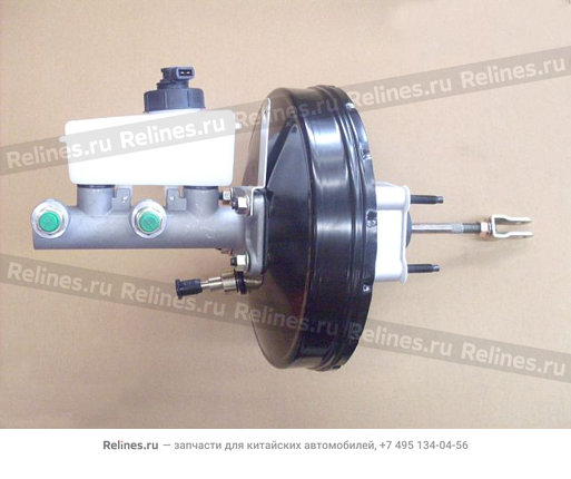 Vacuum booster w/brake master cylinder a