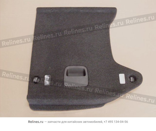 Cover plate-trunk compartment RH