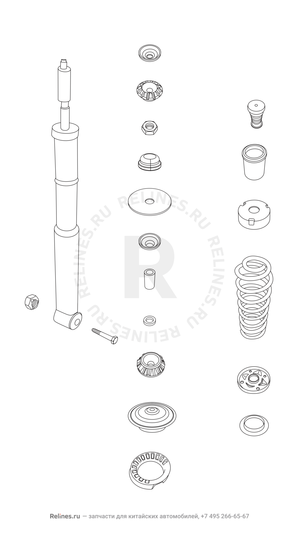 Запчасти для Chery Amulet: Амортизаторы — цена, купить запчасти для ...