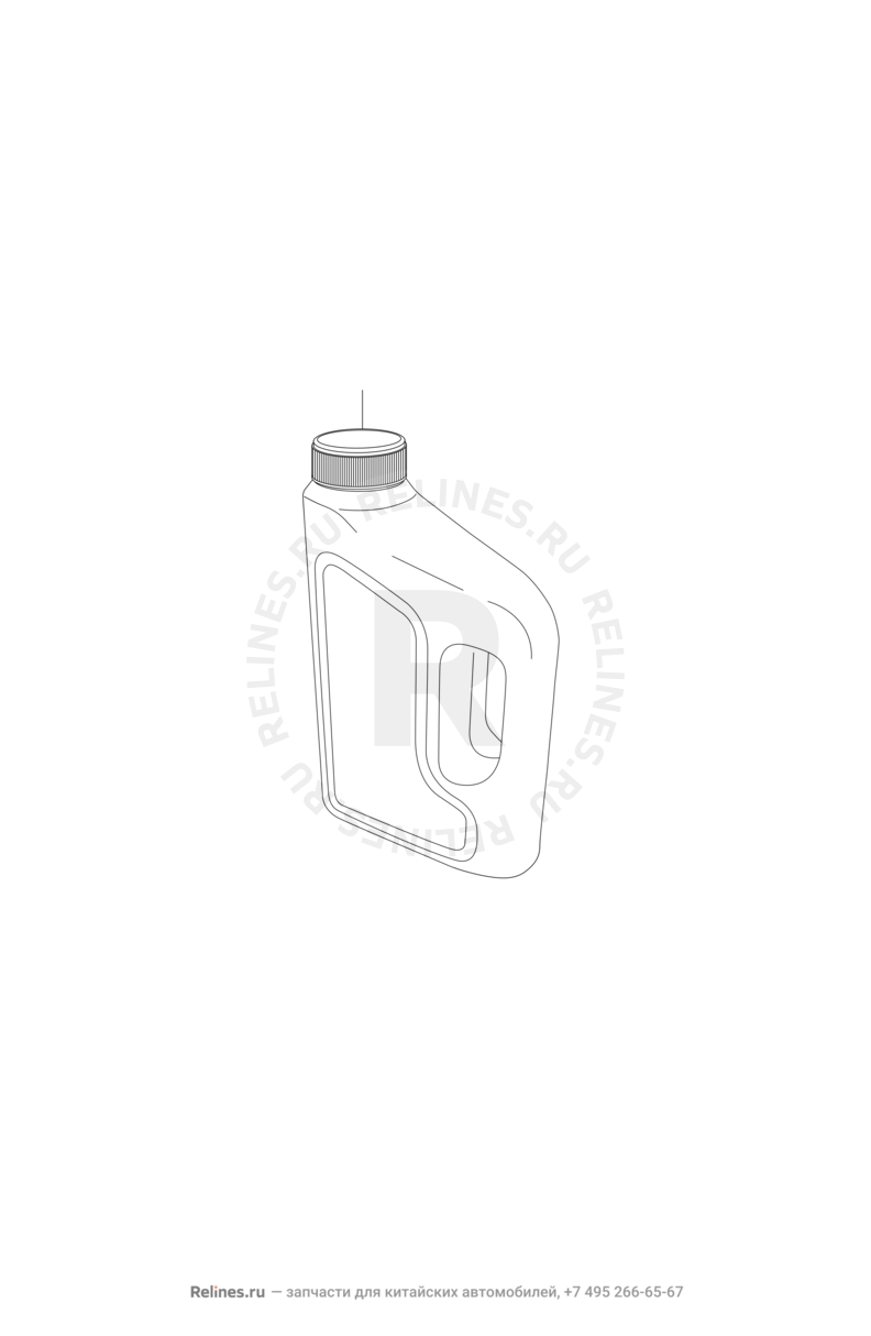 Запчасти Chery Tiggo 3 Поколение I (2014)  — Тормозная жидкость — схема
