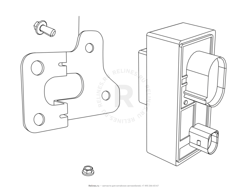 Запчасти Chery Tiggo 4 Pro Поколение I (2021)  — Блок предохранителей (1) — схема