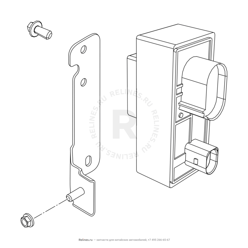 Запчасти Chery Tiggo 4 Pro Поколение I (2021)  — Блок предохранителей (2) — схема