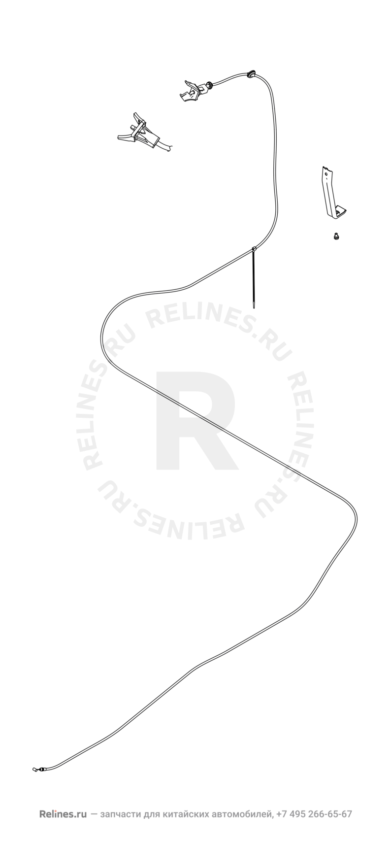 Запчасти Chery Tiggo 2 Pro Поколение I (2021)  — Аксессуары кузова — схема