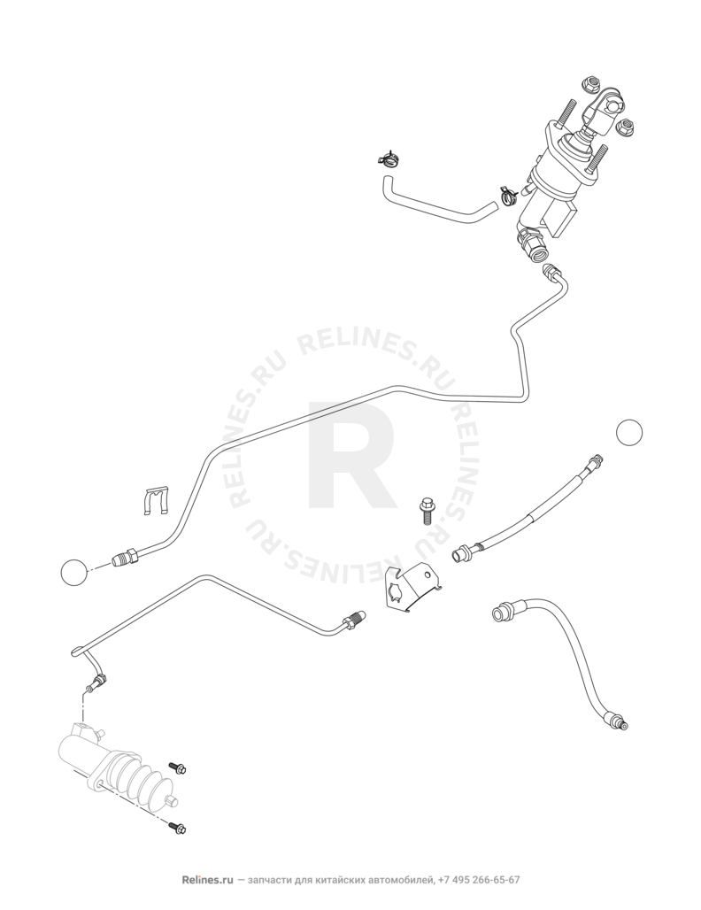 Запчасти Chery Tiggo 3 Поколение I (2014)  — Механизм сцепления (1) — схема
