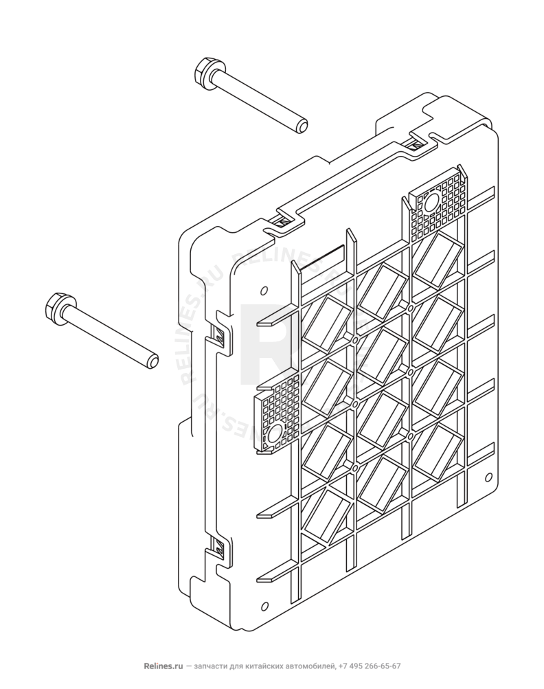 Запчасти Chery Tiggo 3 Поколение I (2014)  — Электронный блок управления — схема