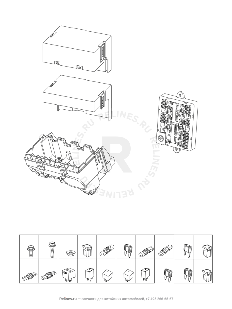 Запчасти Chery Tiggo 5 Поколение I (2013)  — T21-3723000BC — схема