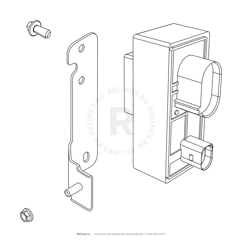 Запчасти Chery Tiggo 4 Pro Поколение I (2021)  — Блок предохранителей (3) — схема