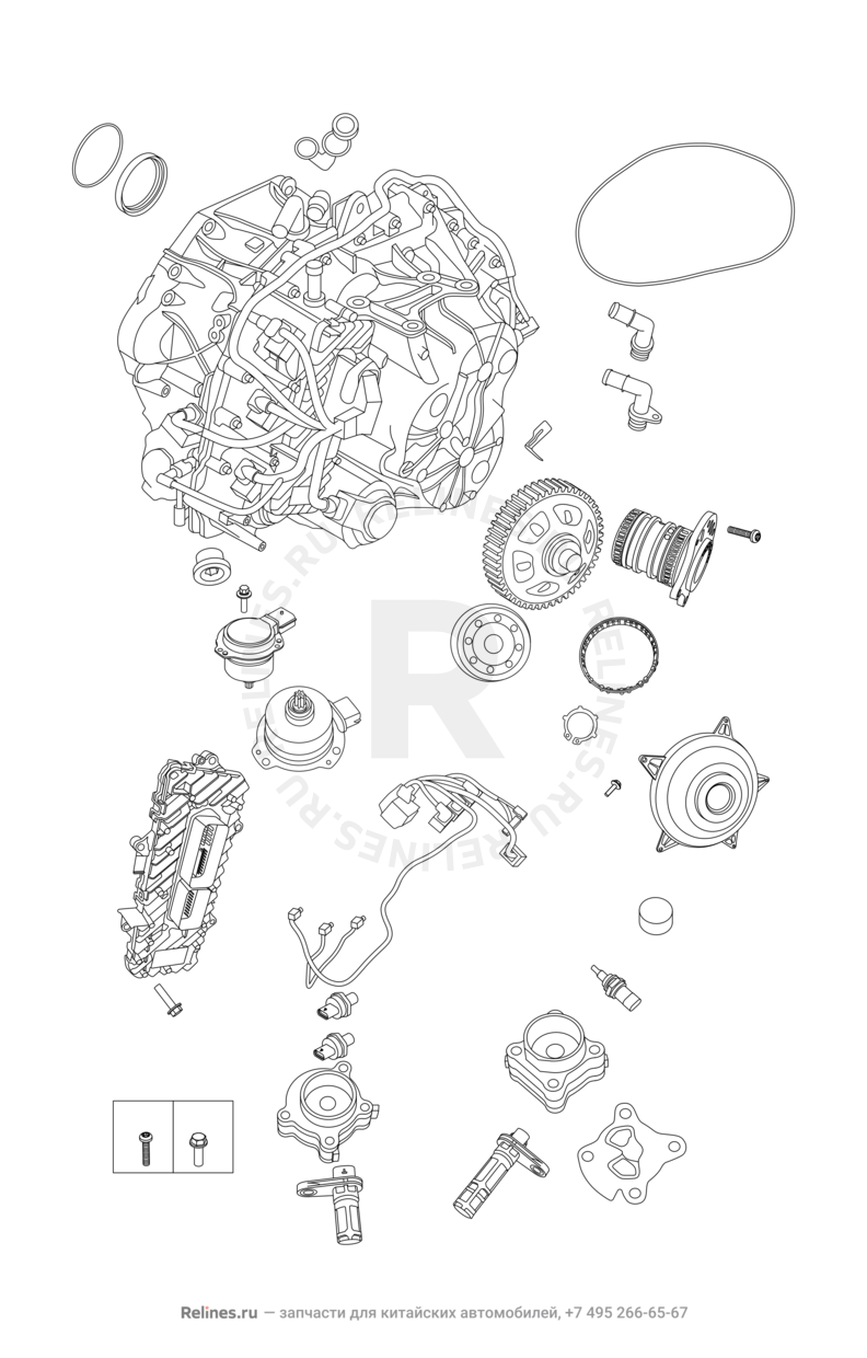 Запчасти Chery Arrizo 8 Поколение I (2022)  — Отделка центральной стойки кузова (наружняя) — схема