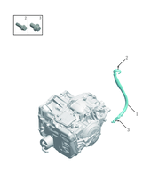 Проводка трансмиссии Geely Monjaro — схема