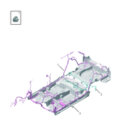 Запчасти Geely Monjaro Поколение I (2021)  — Проводка кузова — схема