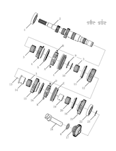 Первичный (входной, ведущий) вал (FE-7JD（4G18、F621F）) Geely GS — схема