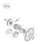 Коленчатый вал и маховик (3G15TD+6AT) Geely Atlas Pro — схема