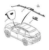 Запчасти Geely Atlas Поколение I (2016)  — Подушка безопасности водителя (Airbag) (GL/GT) — схема