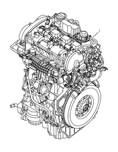 Запчасти Geely Coolray Поколение I (2018)  — Двигатель в сборе — схема