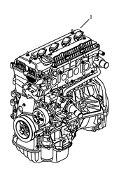Запчасти Geely Atlas Поколение I (2016)  — Двигатель (JLD-4G24-A31/A37) — схема