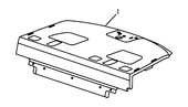 Обшивка багажного отсека (багажника) Geely Emgrand 7 — схема