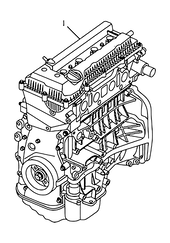 Запчасти Geely Emgrand GT Поколение I (2015)  — Двигатель (JLD-4G24) — схема
