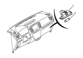 Запчасти Geely Emgrand X7 Поколение I — рестайлинг II (2018)  — Лампа перчаточного ящика (бардачка) ([GL]) — схема