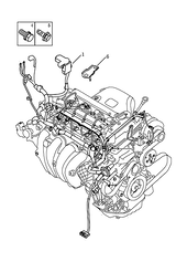 Проводка двигателя ([4G20]) Geely Emgrand X7 — схема