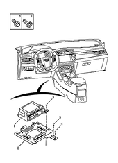 Блок управления подушками безопасности (Airbag) Geely Emgrand 7 — схема