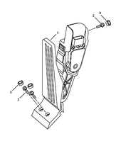 Педаль газа Geely Emgrand GT — схема