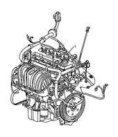 Запчасти Geely Emgrand 7 Поколение II — рестайлинг (2016)  — Двигатель в сборе (JLC-4G18+CVT) — схема