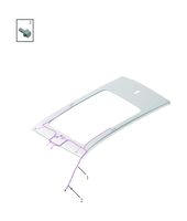 Запчасти Geely Monjaro Поколение I (2021)  — Проводка потолка ((Middle East &Eastern Europe)GL&GK、Asia) — схема