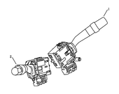 Подрулевые переключатели (2) Geely Emgrand X7 — схема